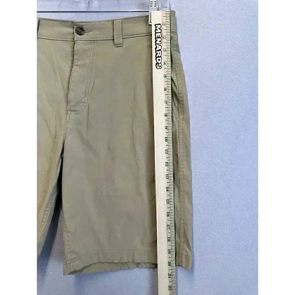 Eddie‎ Bauer Shorts Mens 32 Beige Travex Chino Hiking Camp Stretch Outdoors